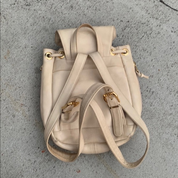 Versace vintage crème color mini backpack - Picture 11 of 14